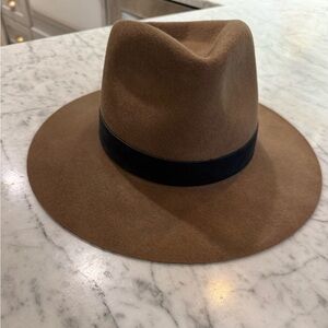 Janessa Leone Wool Luca Fedora hat sz S
